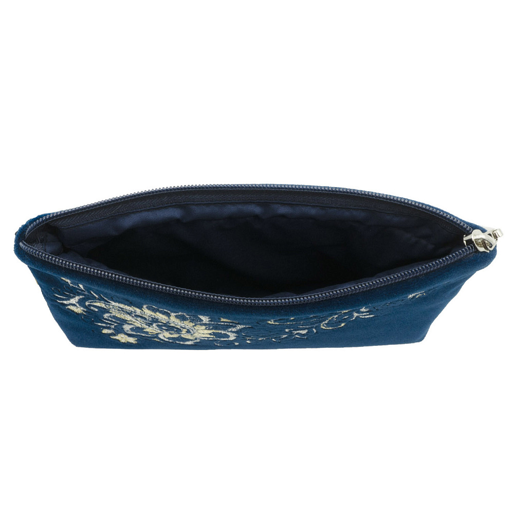 Косметичка «Райский сад». Темно-синяя с вышивкой - интернет магазин Русь Велика я фото 3