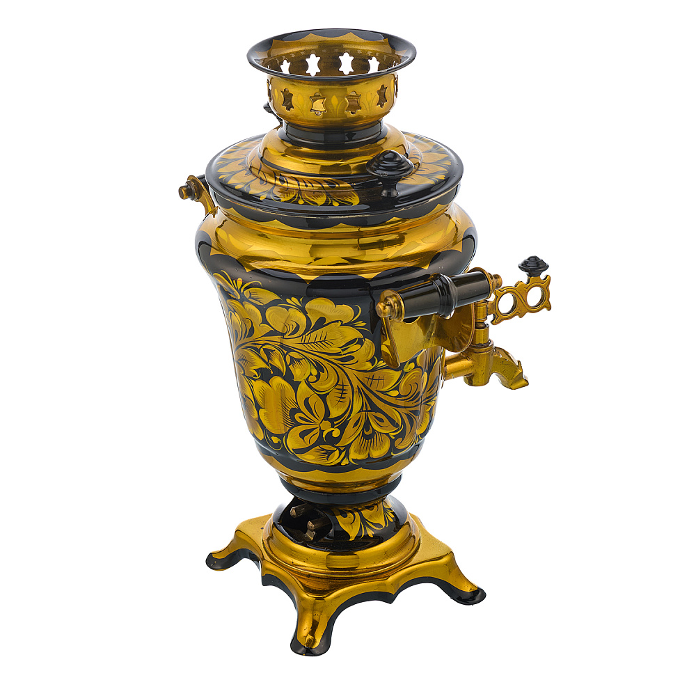 Самовар электрический 1,5 л «Кудрина». Хохлома - интернет магазин Русь Велика я фото 5