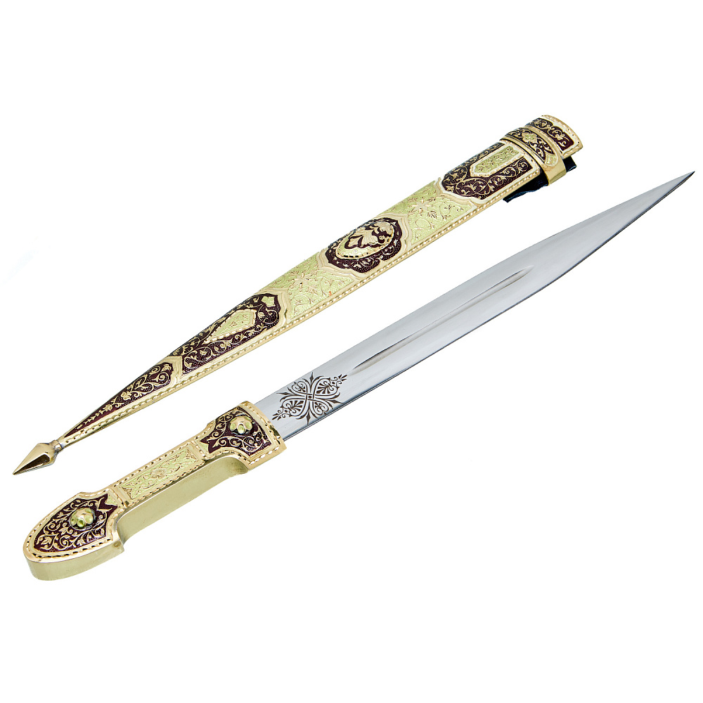 Подарочный набор с кинжалом «Кубачи» и ножом «Глухарь» - интернет магазин Русь Велика я фото 2