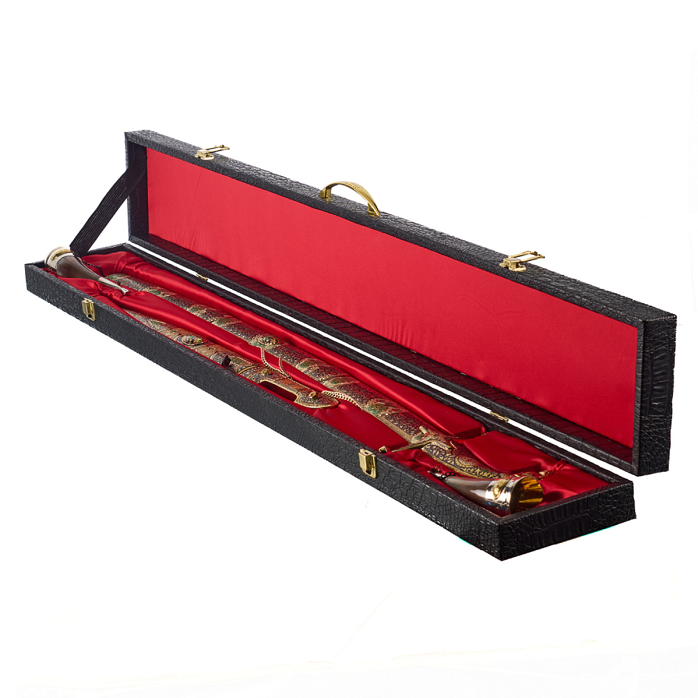 Подарочный набор с шашкой и кинжалом «Лев» - интернет магазин Русь Велика я 