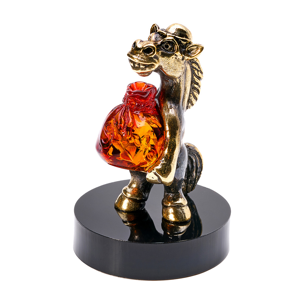 Лошадь Символ 2026 года. Статуэтка «Будем богаты» - интернет магазин Русь Велика я 