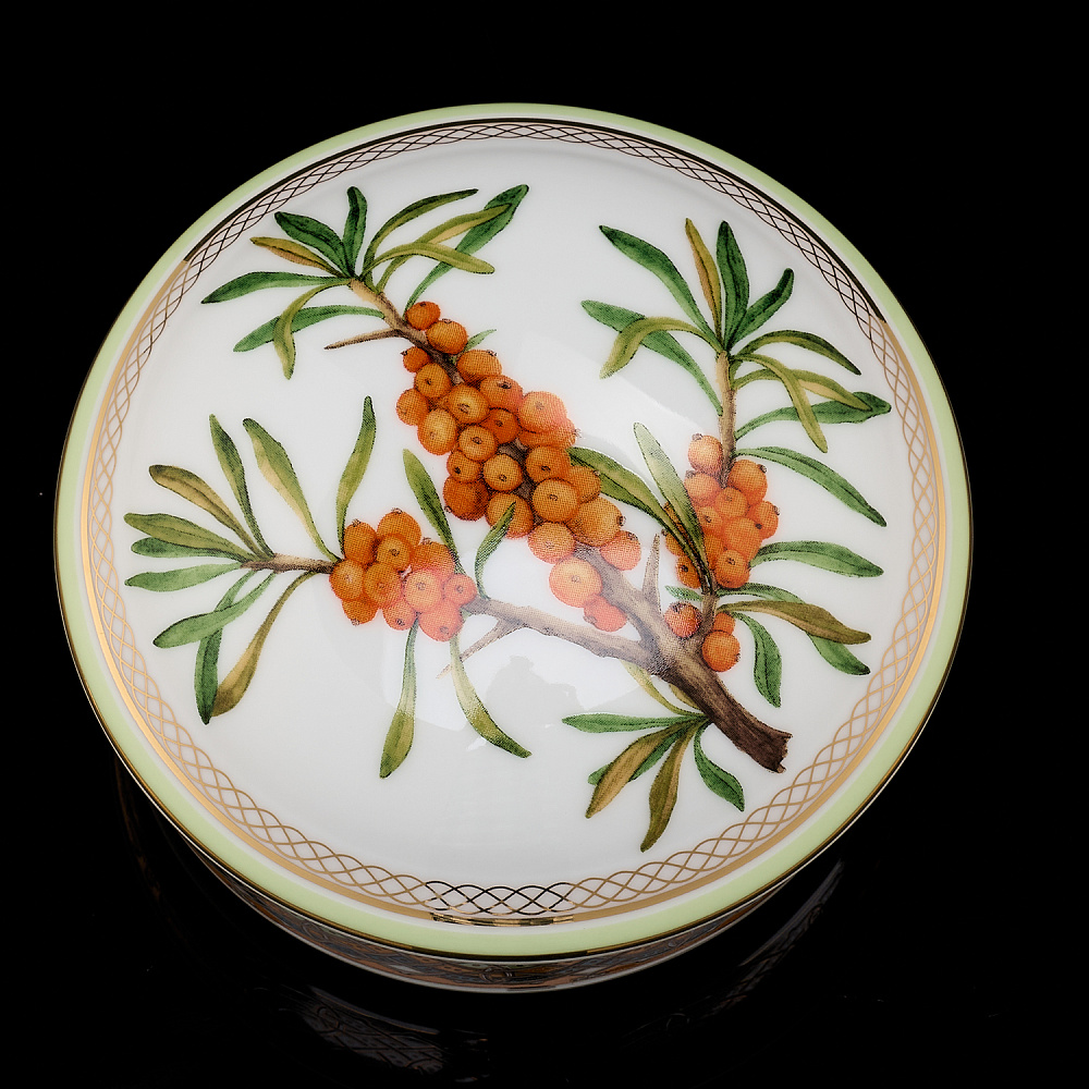 Туалетная коробочка «Облепиха сибирская». Форма Круглая. ИФЗ - интернет магазин Русь Велика я фото 2