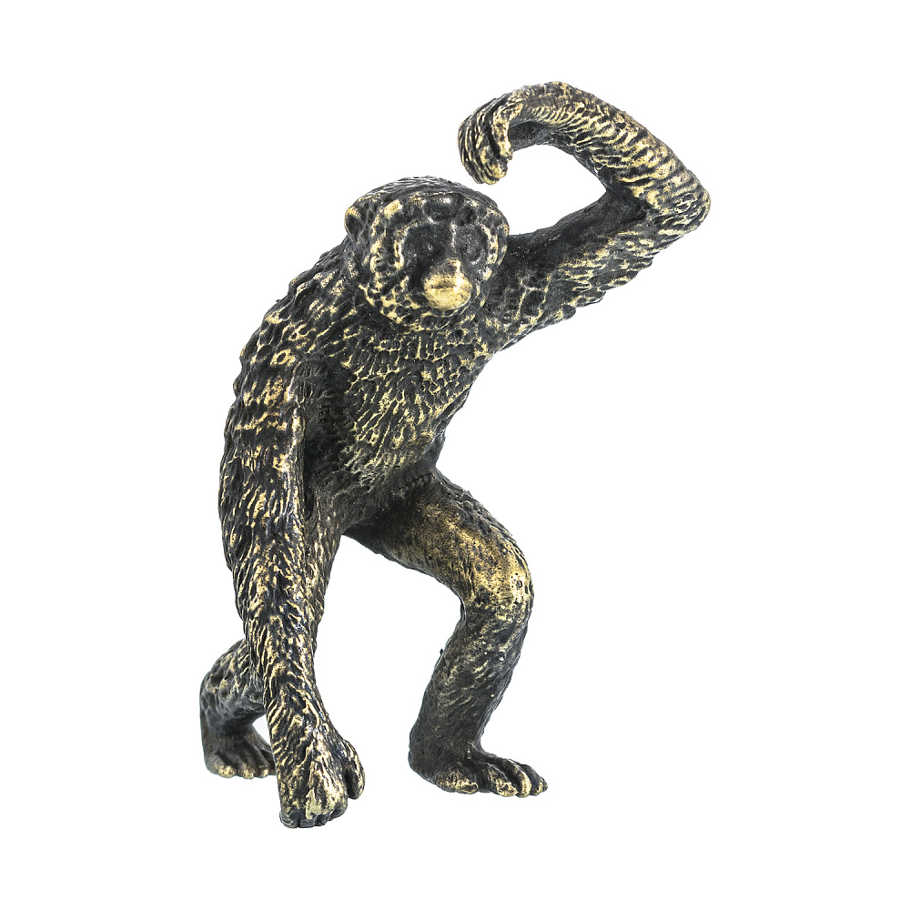 Бронзовая статуэтка «Обезьяна Гиббон» - интернет магазин Русь Велика я 