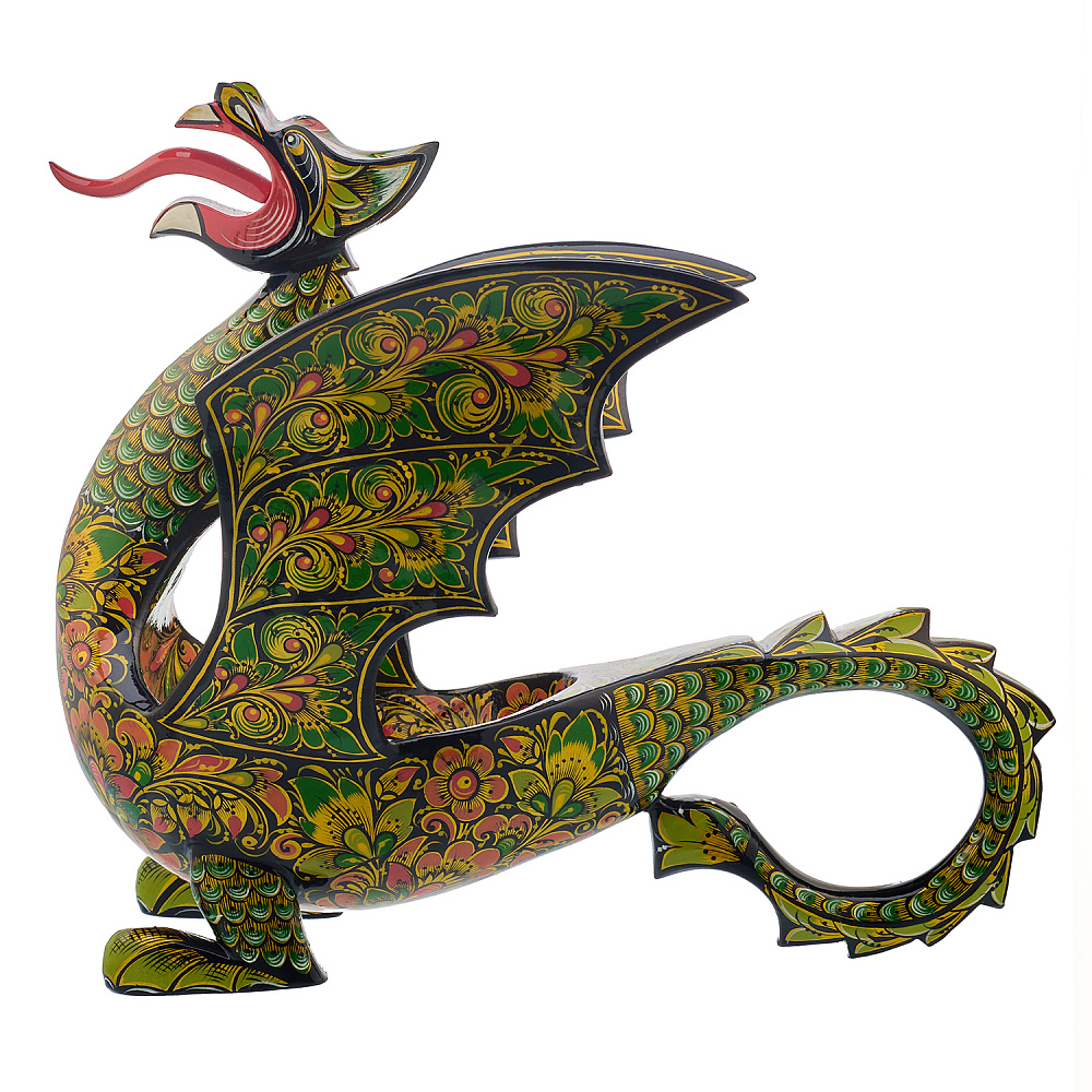 Братина «Дракон». Хохлома - интернет магазин Русь Велика я фото 3