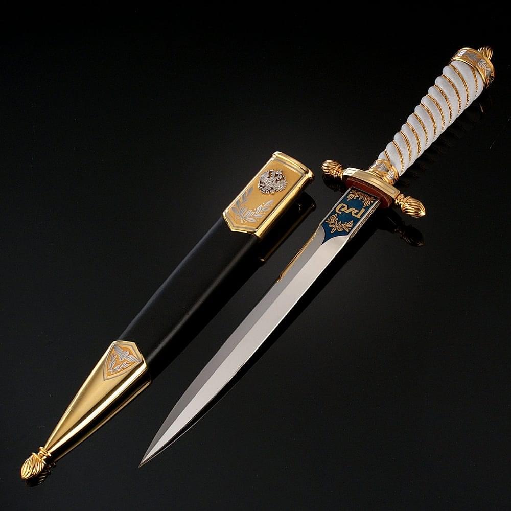 Кинжал сувенирный «Железнодорожный». Златоуст - интернет магазин Русь Велика я фото 1