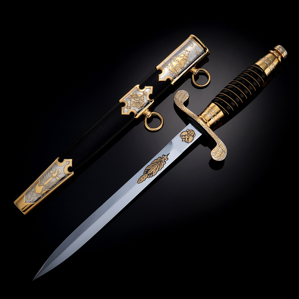 Кортик сувенирный ВМФ «Морской». Златоуст - интернет магазин Русь Велика я 