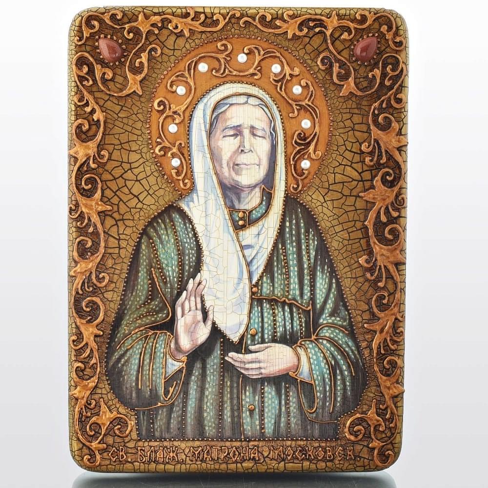 Икона «Блаженная старица Матрона Московская» - интернет магазин Русь Велика я фото 5