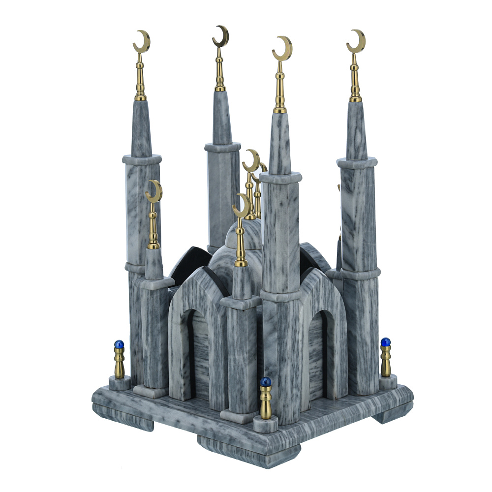 Часы настольные из натурального камня «Мечеть» - интернет магазин Русь Велика я фото 2