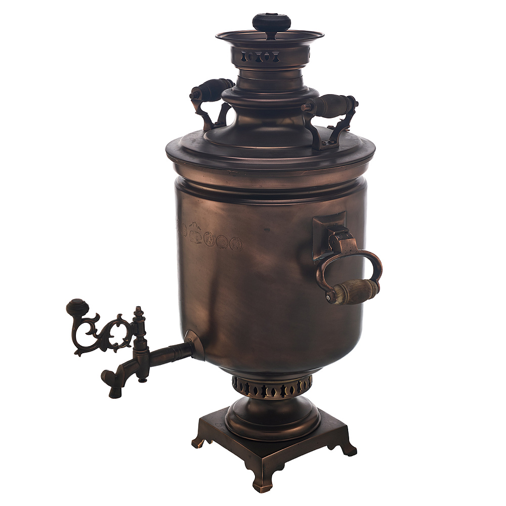 Самовар жаровой 11 л медальный. Клейма Баташева - интернет магазин Русь Велика я фото 3