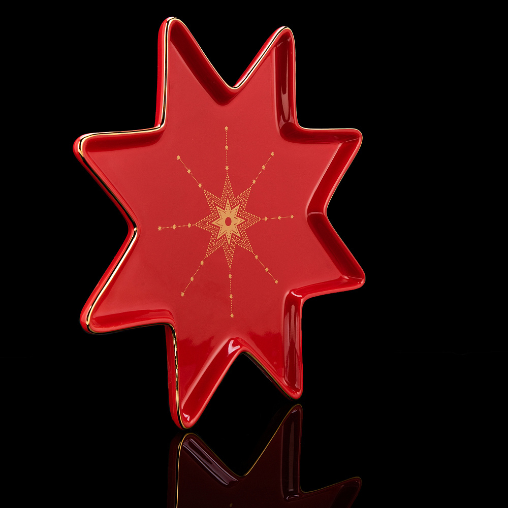 Набор тарелок «Скарлетт». Форма Звезда. ИФЗ - интернет магазин Русь Велика я фото 2