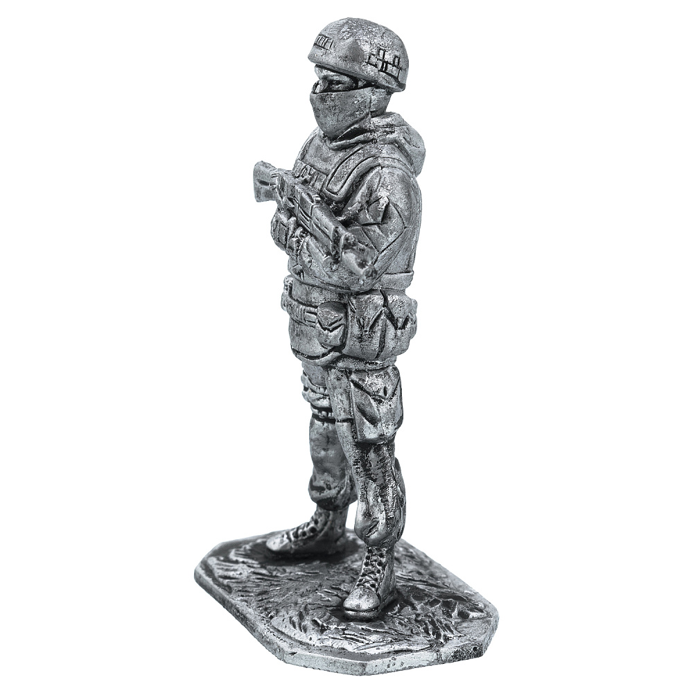 Оловянная миниатюра «Вежливый боец» - интернет магазин Русь Велика я фото 1