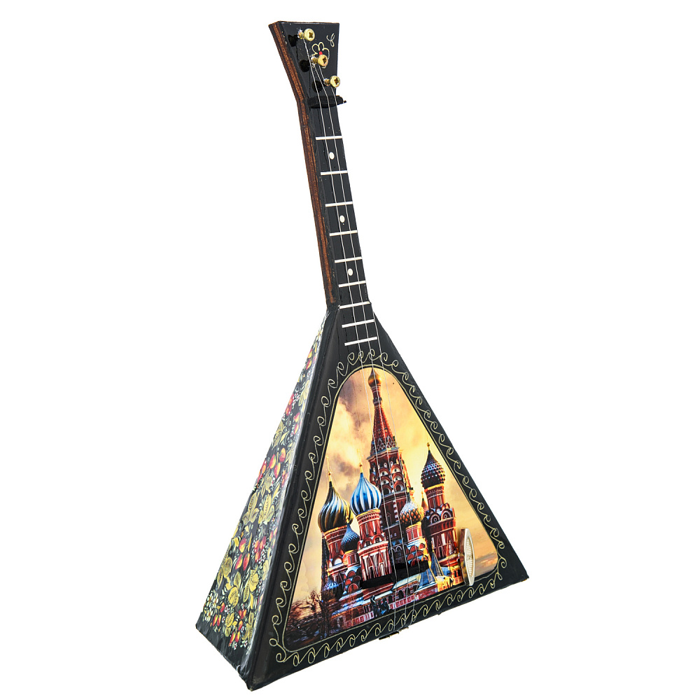 Балалайка сувенирная с росписью «Москва» - интернет магазин Русь Велика я фото 1