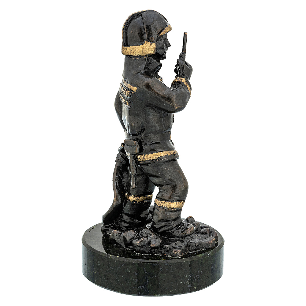 Бронзовая скульптура «Пожарный» - интернет магазин Русь Велика я фото 4