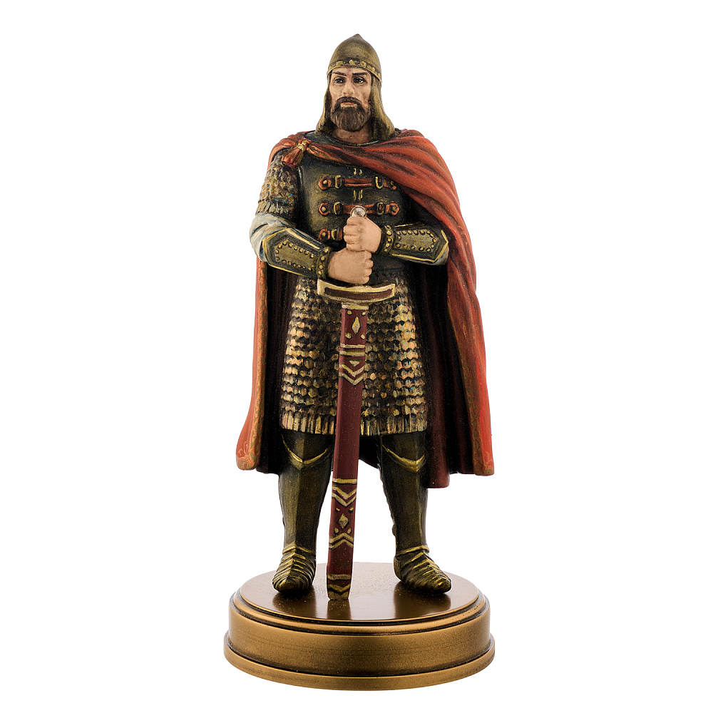 Деревянная резная скульптура «Александр Невский» - интернет магазин Русь Велика я 