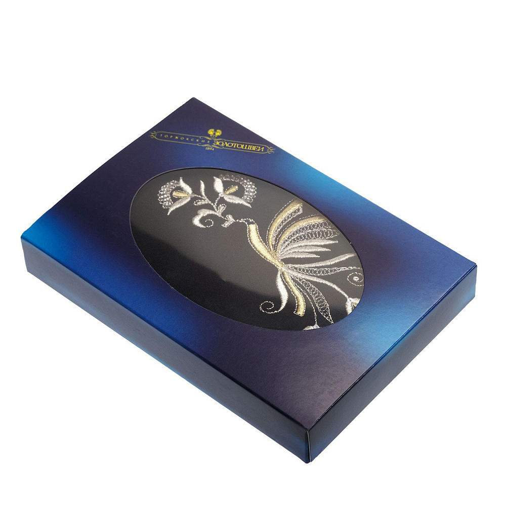 Косметичка «Птица». Черная с вышивкой - интернет магазин Русь Велика я фото 4