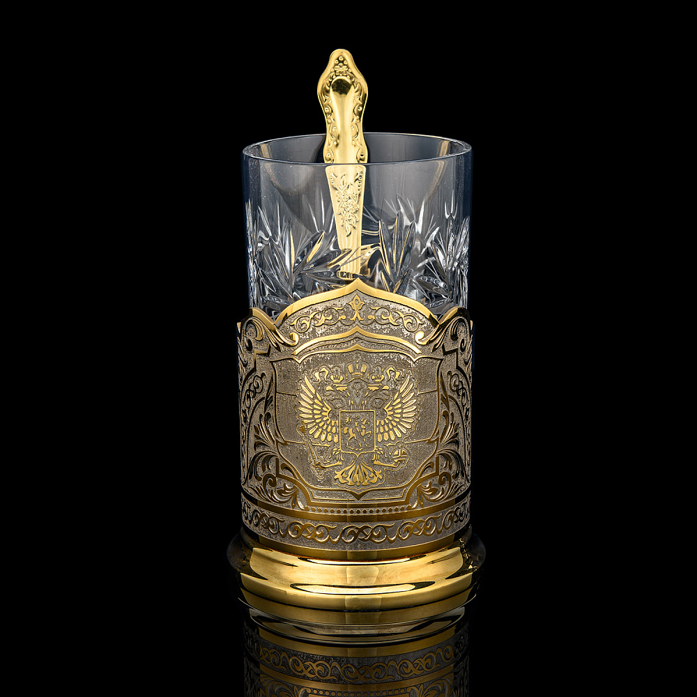 Подстаканник «Герб РФ». Златоуст - интернет магазин Русь Велика я 