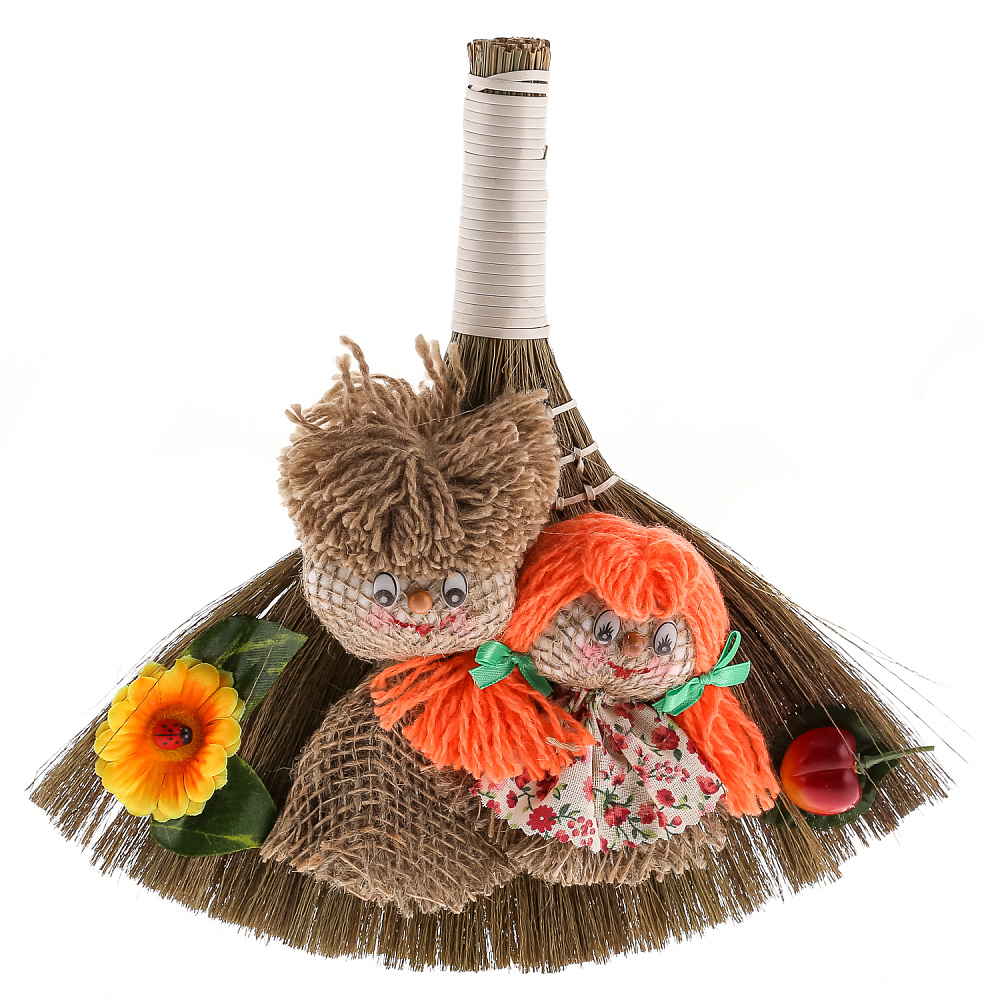 Кукла-оберег «Дружная семейка на венике» - интернет магазин Русь Велика я 