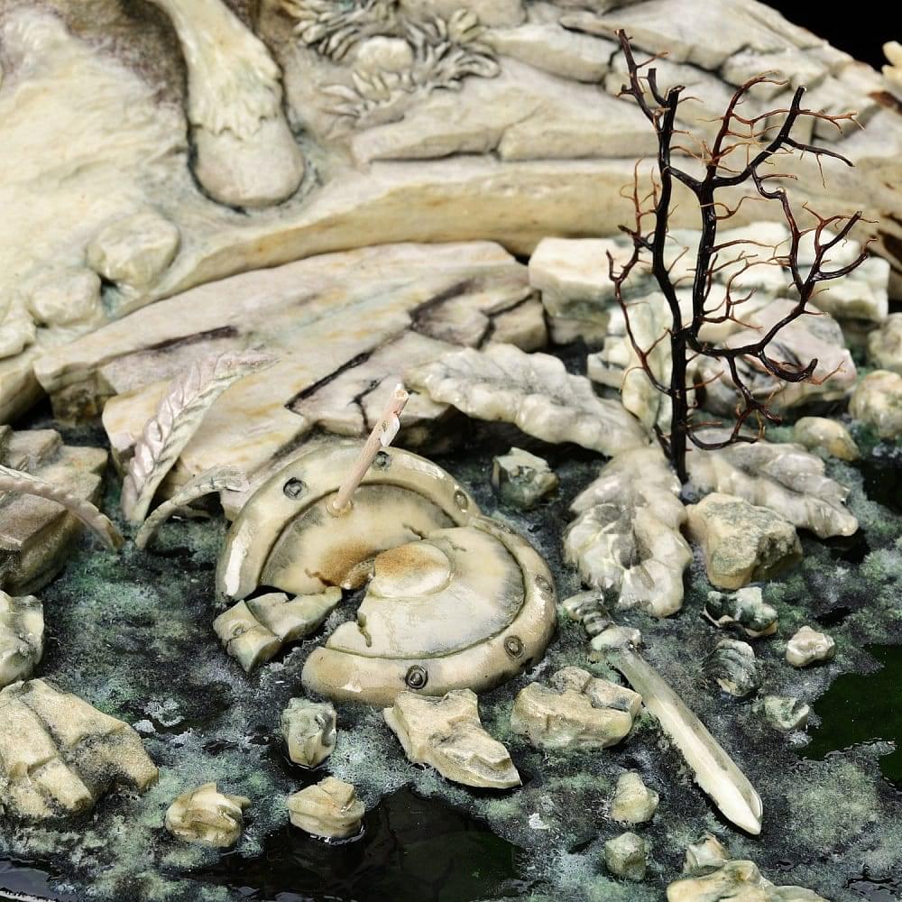 Композиция «Илья Муромец и Соловей-Разбойник». Рог лося - интернет магазин Русь Велика я фото 2