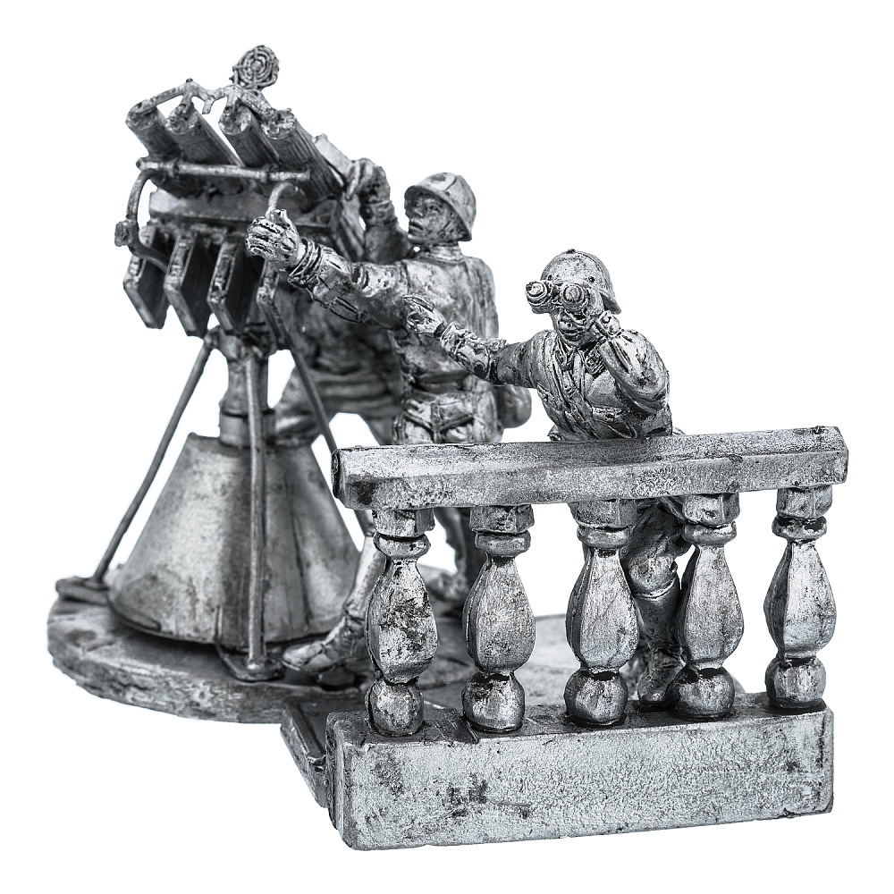 Оловянная миниатюра «Композиция с счетверенным Максимом» - интернет магазин Русь Велика я фото 1