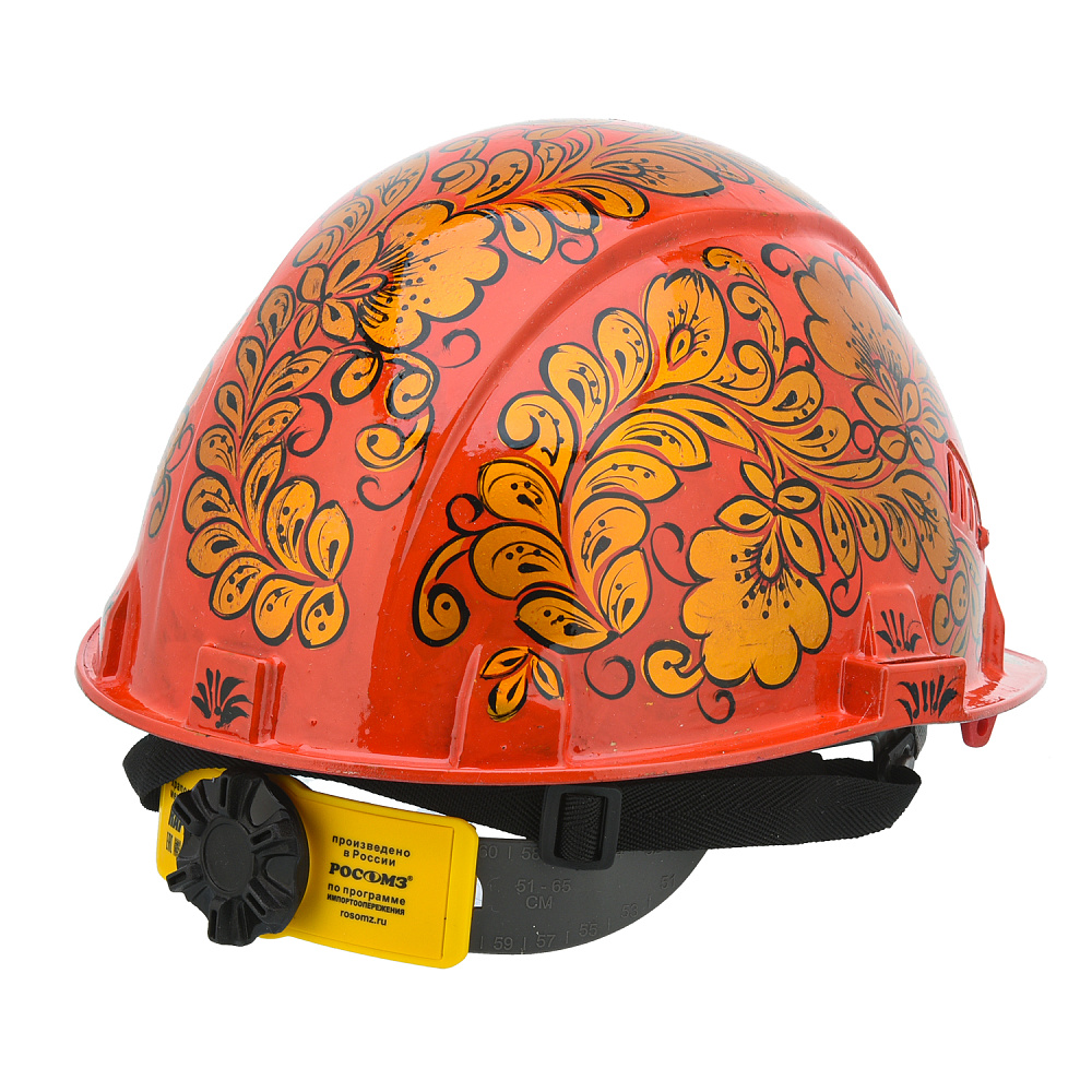 Каска строительная «Кудрина». Хохлома - интернет магазин Русь Велика я фото 2