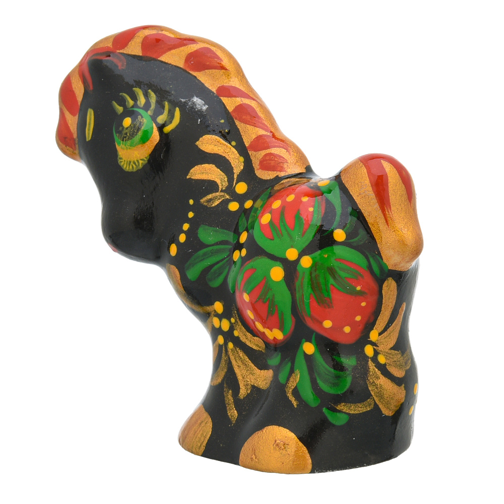 Статуэтка «Лошадь». Хохлома - интернет магазин Русь Велика я фото 2