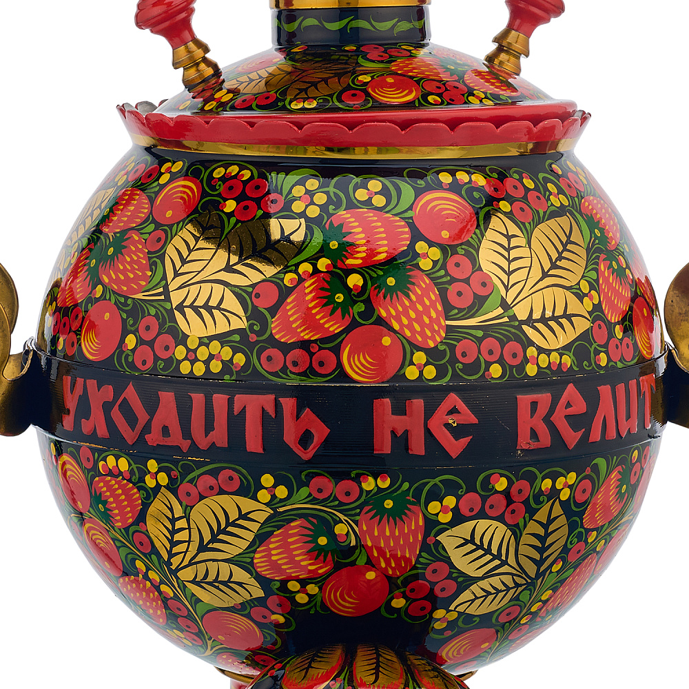 Самовар электрический 3 л «Петух». Хохлома - интернет магазин Русь Велика я фото 3