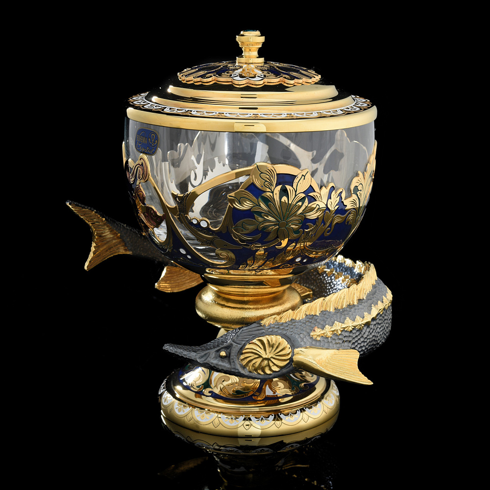 Икорница со стопками «Посейдон». Златоуст - интернет магазин Русь Велика я фото 1