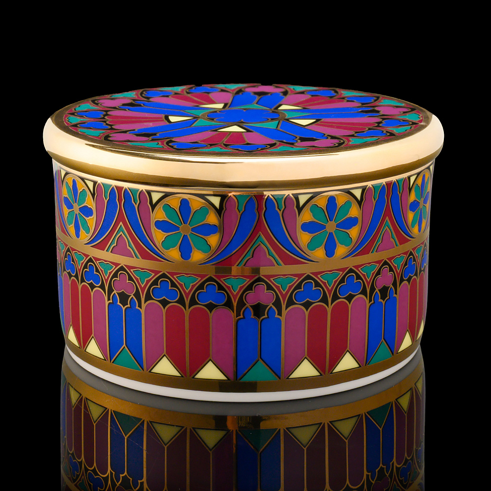 Шкатулка «Готическая». Форма Идиллия. ИФЗ - интернет магазин Русь Велика я 