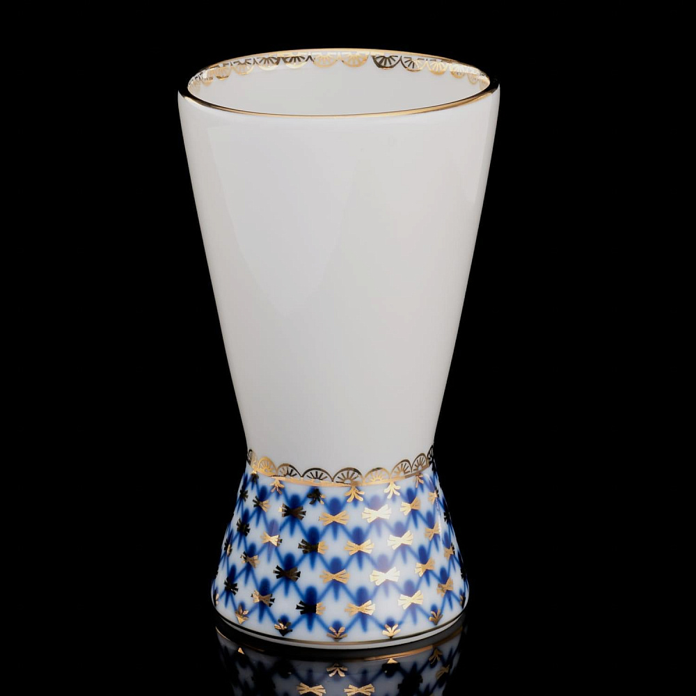 Ваза для салфеток «Кобальтовая сетка» форма «Молодежная» ИФЗ - интернет магазин Русь Велика я 