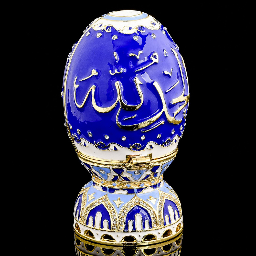 Шкатулка «Альхамдулиллах» с куполом. Традиции Фаберже - интернет магазин Русь Велика я 