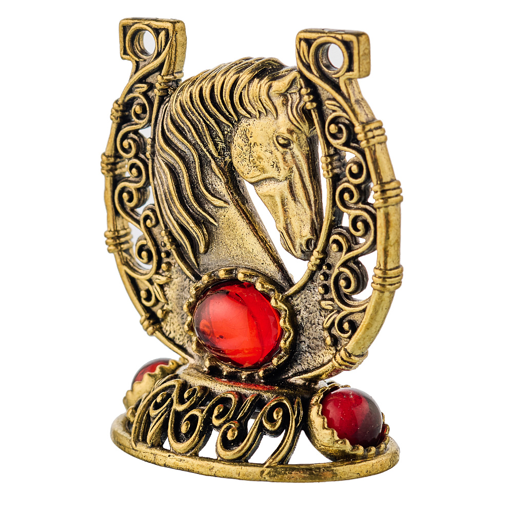 Лошадь Символ 2026 года. Статуэтка «Подкова» - интернет магазин Русь Велика я фото 1