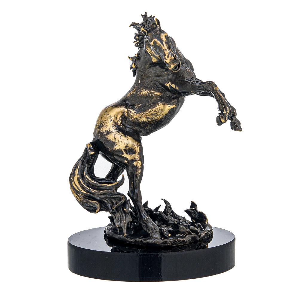Лошадь Символ 2026 года. Статуэтка «Вздыбленный конь» - интернет магазин Русь Велика я 