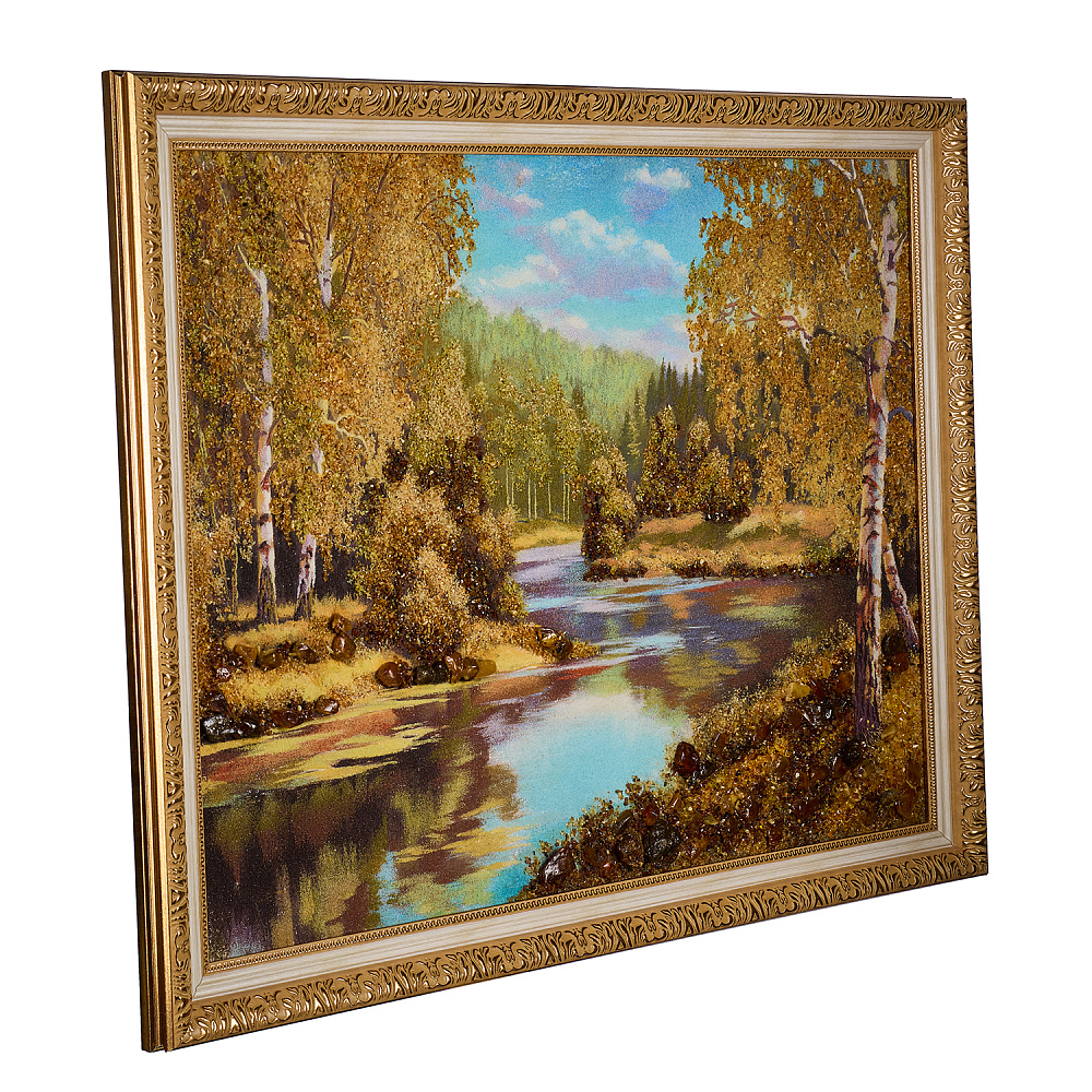 Картина янтарная «Полдень» 60х80 см - интернет магазин Русь Велика я фото 4