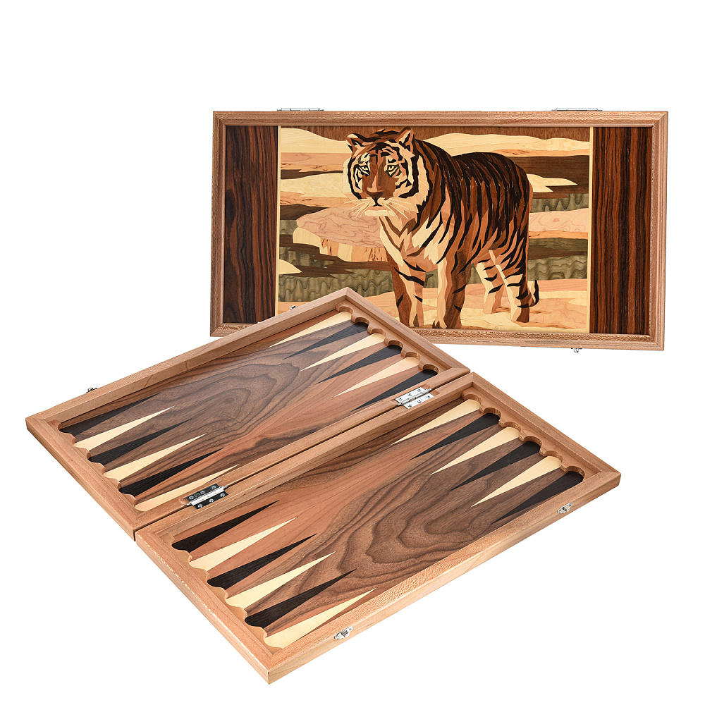 Нарды деревянные «Лунный тигр» - интернет магазин Русь Велика я 