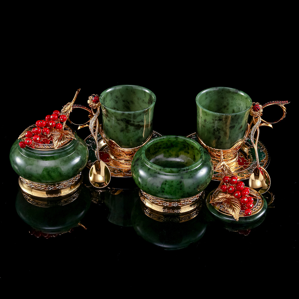 Чайный набор на 2 персоны «Красная смородина». Златоуст - интернет магазин Русь Велика я фото 2