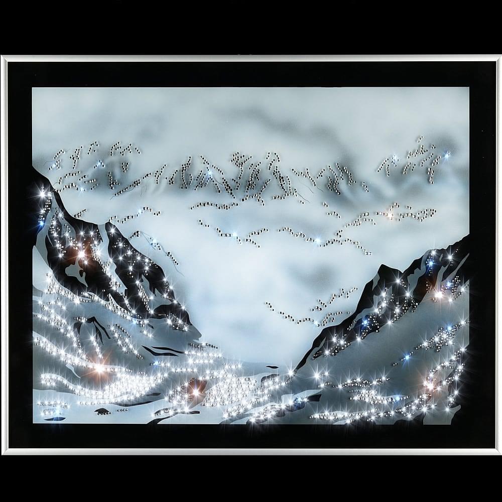 Картина «Лучше гор могут быть только горы». Сваровски Swarovski 50 х 40 см - интернет магазин Русь Велика я 