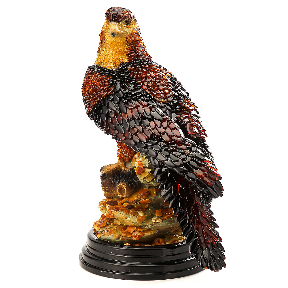 Статуэтка из янтаря «Орел» - интернет магазин Русь Велика я фото 1