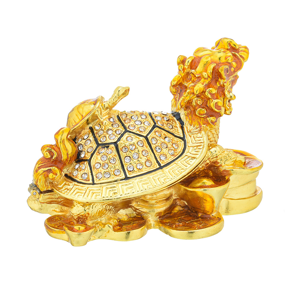 Шкатулка «Дракон-черепаха». Традиции Фаберже - интернет магазин Русь Велика я фото 2