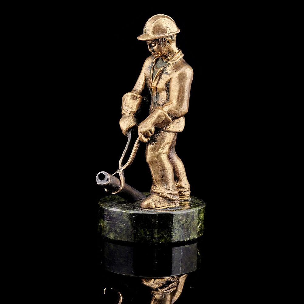 Бронзовая статуэтка «Трубопрокатчик» - интернет магазин Русь Велика я фото 1