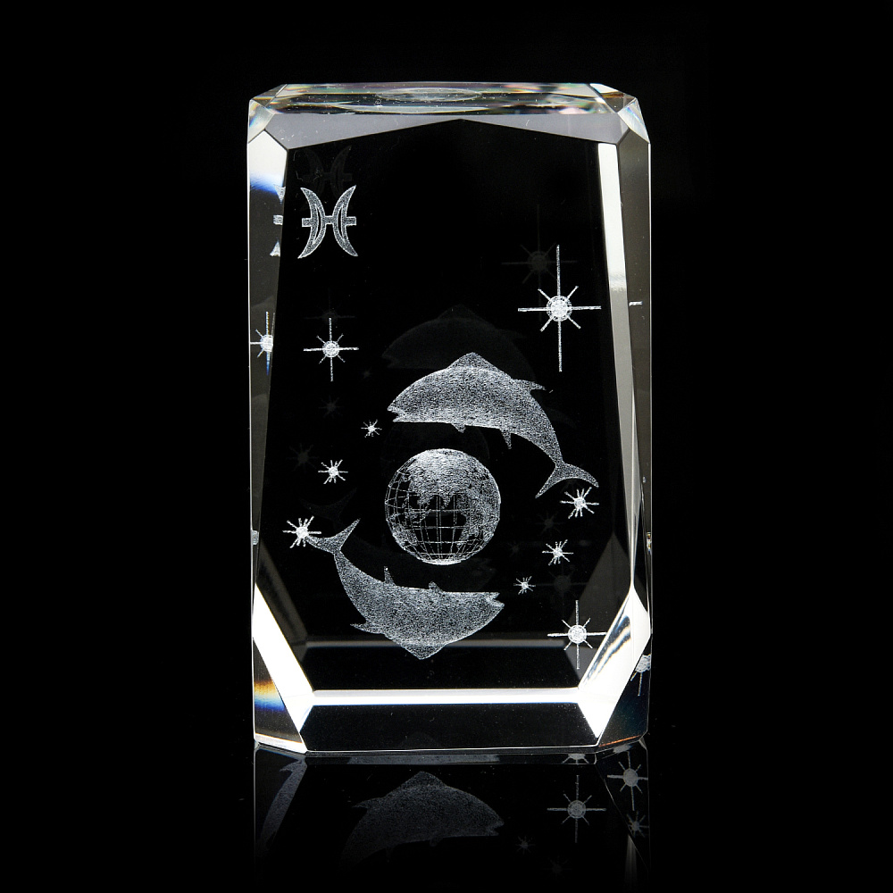 Лазерная графика. Статуэтка «Знак зодиака Рыбы» - интернет магазин Русь Велика я 