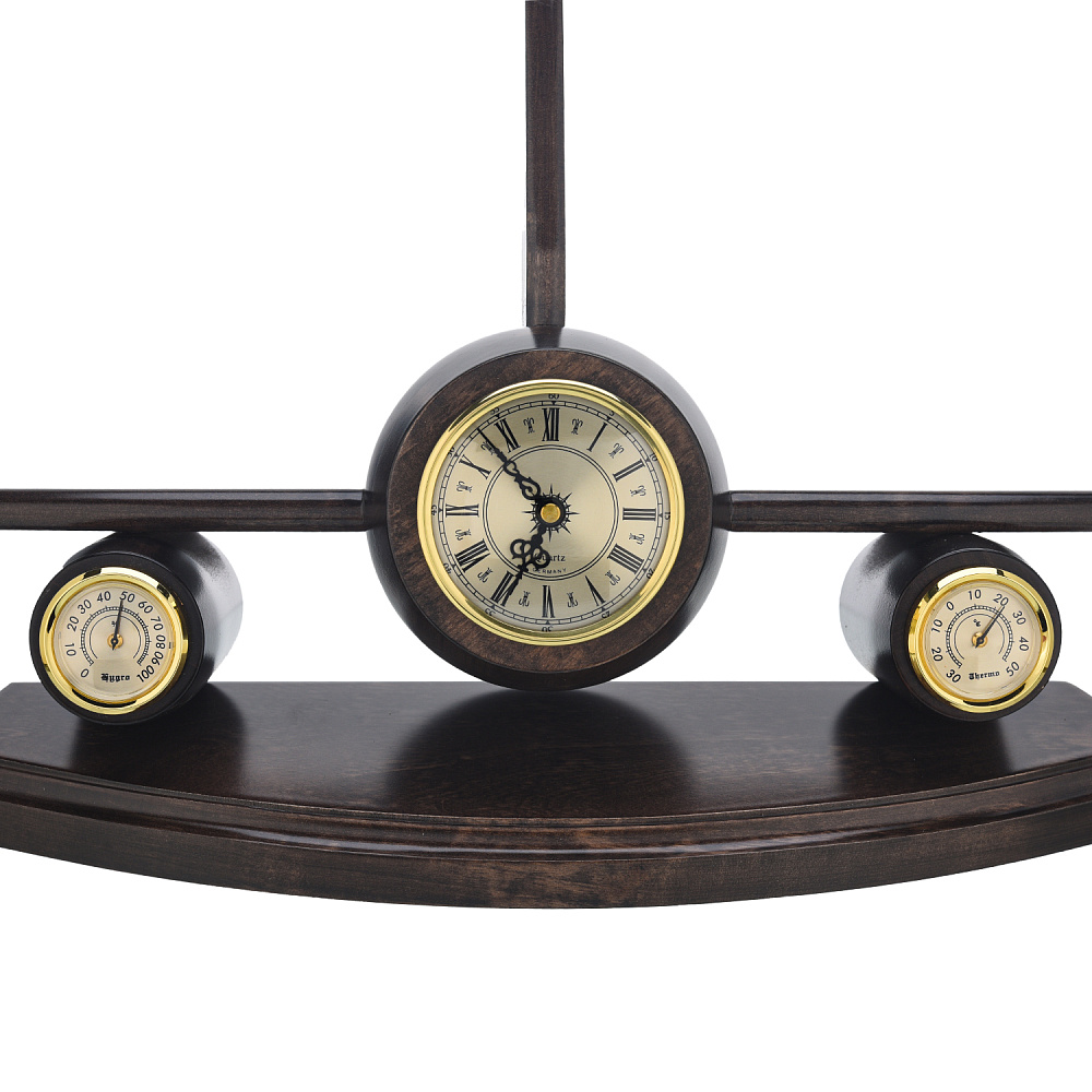 Метеостанция настольная с термометром, гигрометром и часами «Самолет» - интернет магазин Русь Велика я фото 1