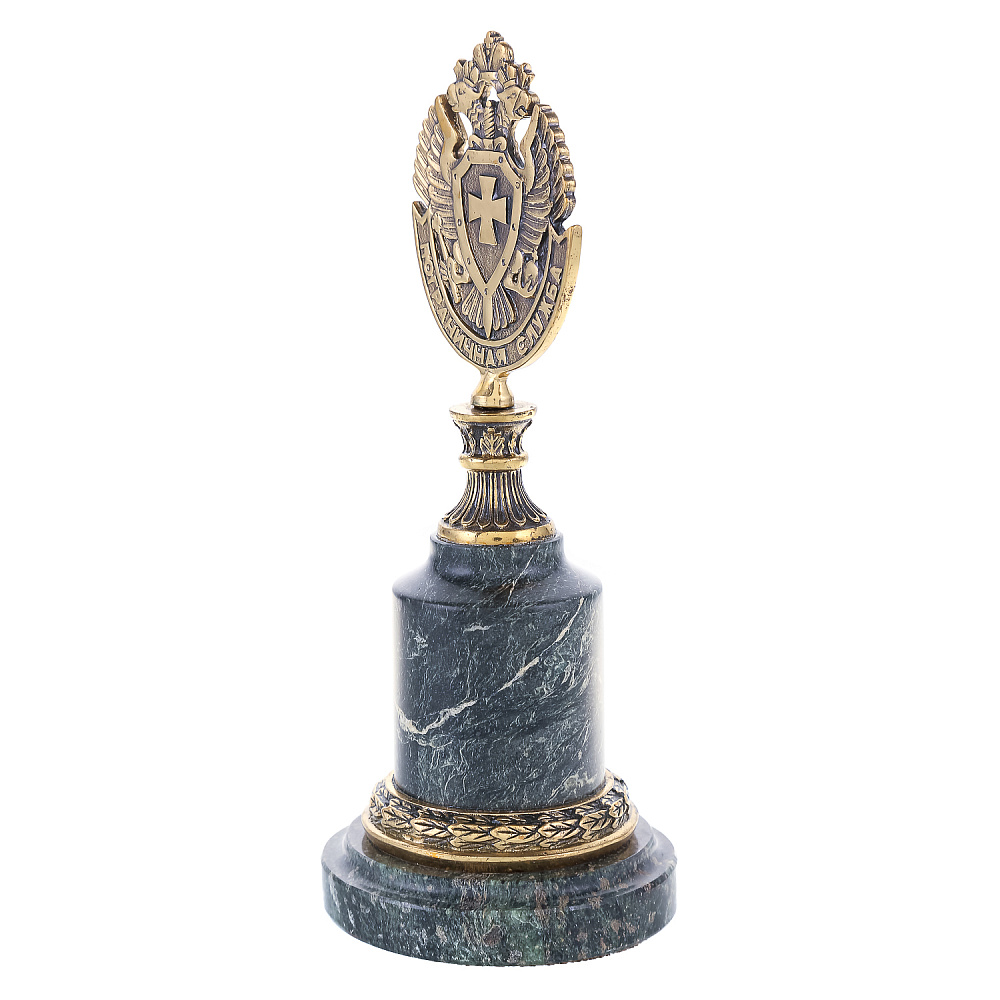 Бронзовая статуэтка «Герб пограничной службы» - интернет магазин Русь Велика я фото 5