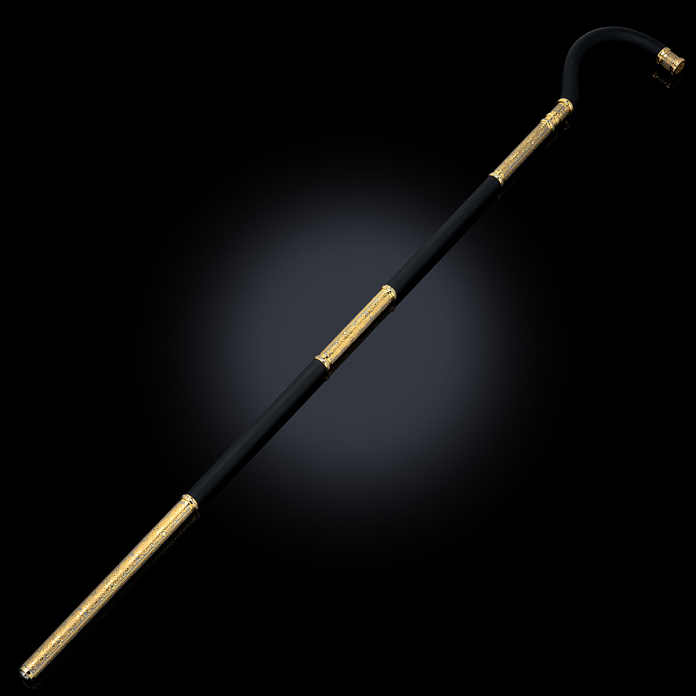 Трость с позолотой и фианитами. Златоуст - интернет магазин Русь Велика я 