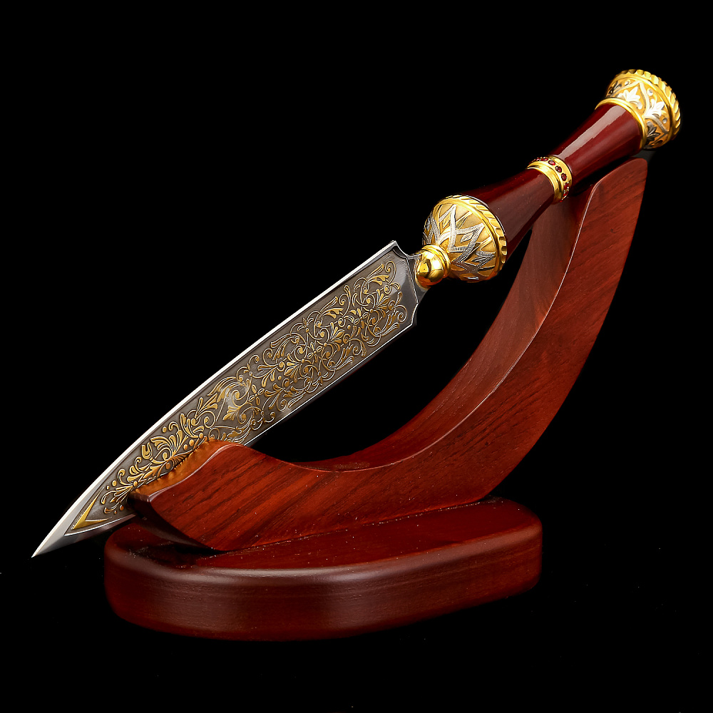 Нож для бумаг на подставке «Кабинетный». Златоуст - интернет магазин Русь Велика я фото 1