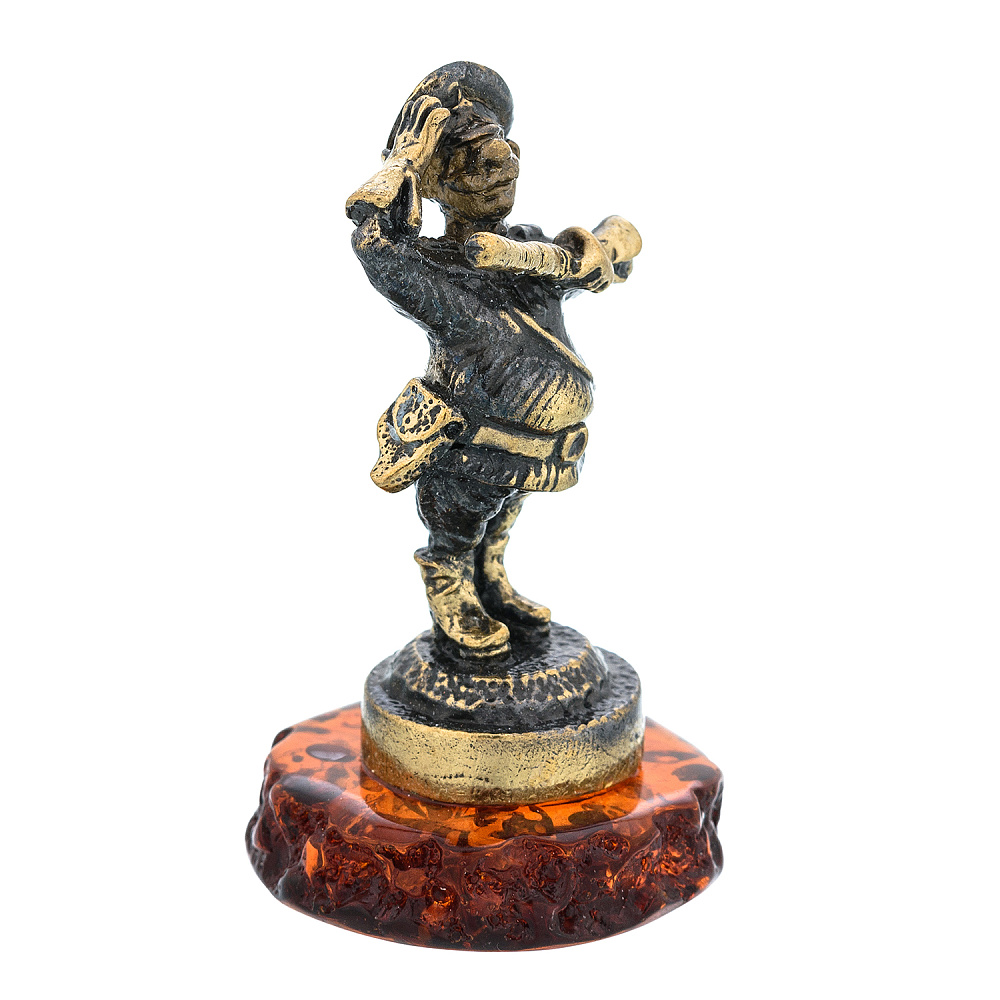 Статуэтка с янтарем «Регулировщик» - интернет магазин Русь Велика я фото 2