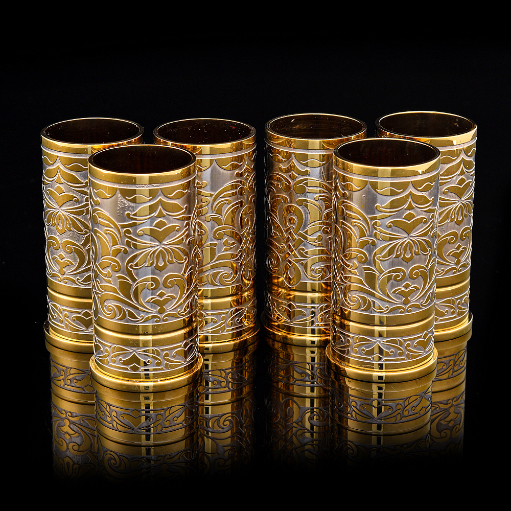 Питейный набор охотника «Волк». Златоуст - интернет магазин Русь Велика я фото 4