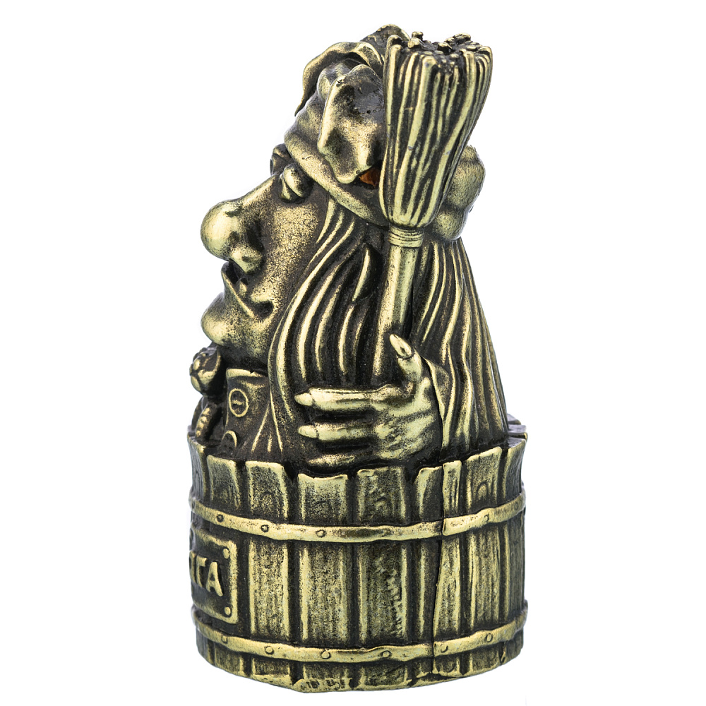 Бронзовый колокольчик «Баба-Яга» - интернет магазин Русь Велика я фото 1