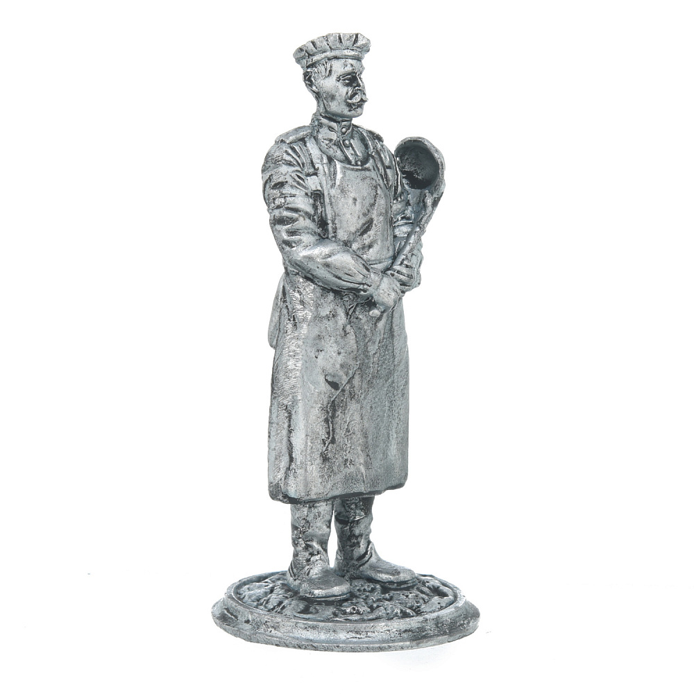 Оловянная миниатюра. Солдатик «Повар» - интернет магазин Русь Велика я фото 1