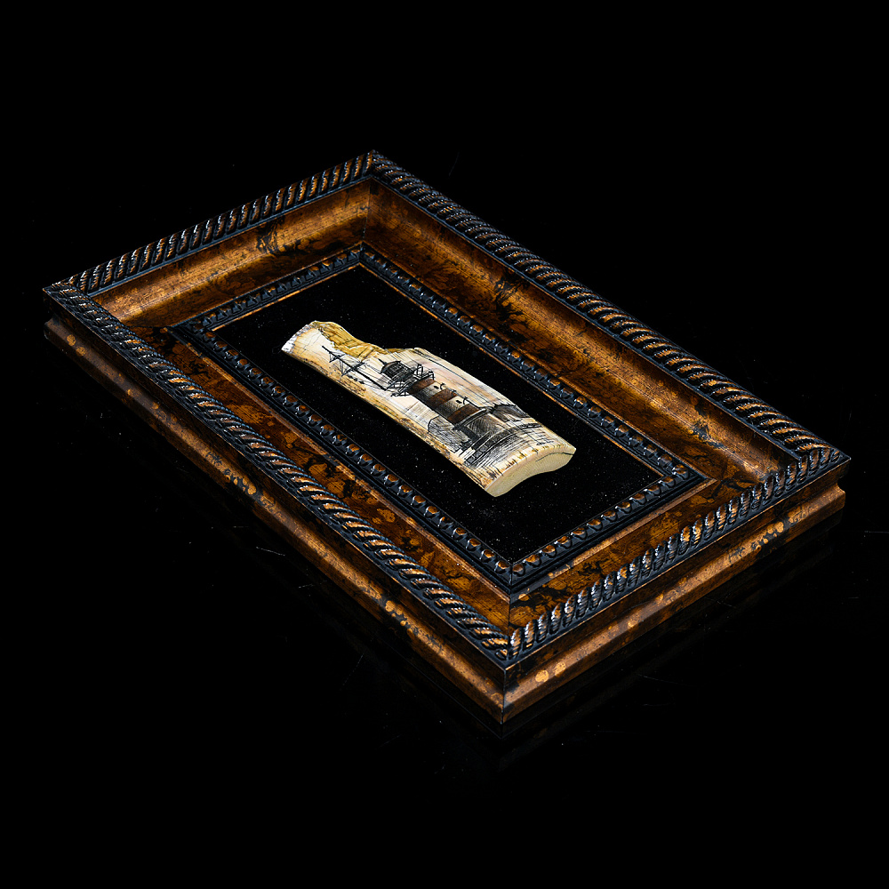 Панно из кости «Маяк» 32х21 см - интернет магазин Русь Велика я фото 2