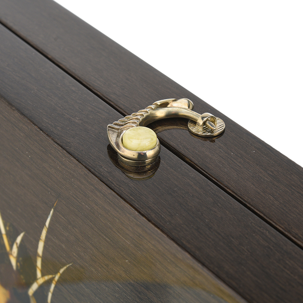 Нарды янтарные «Пантера» 60х32,5 см - интернет магазин Русь Велика я фото 3